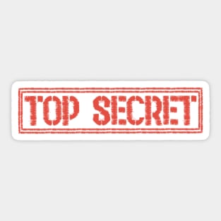 Top Secret patch Sticker